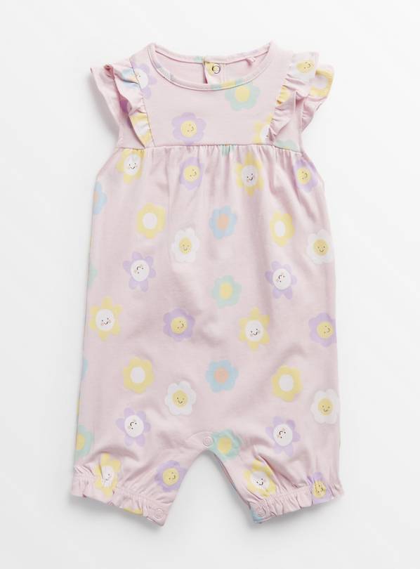 Flower Print Romper 6-9 months